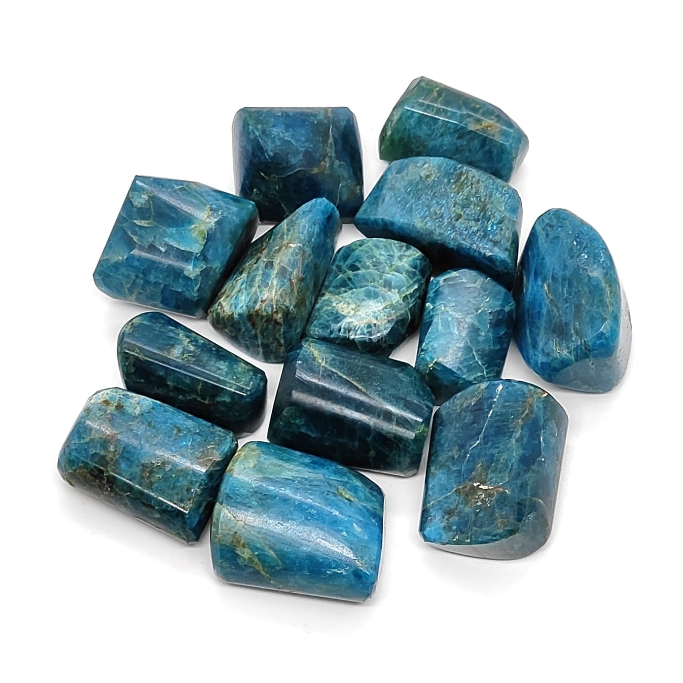 Blue Apatite Tumble Stone Natural With High Quality